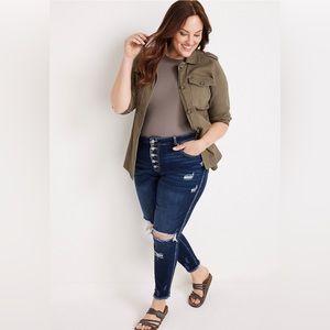 KanCan™ For Maurices Skinny High Rise Frayed Hem Jean